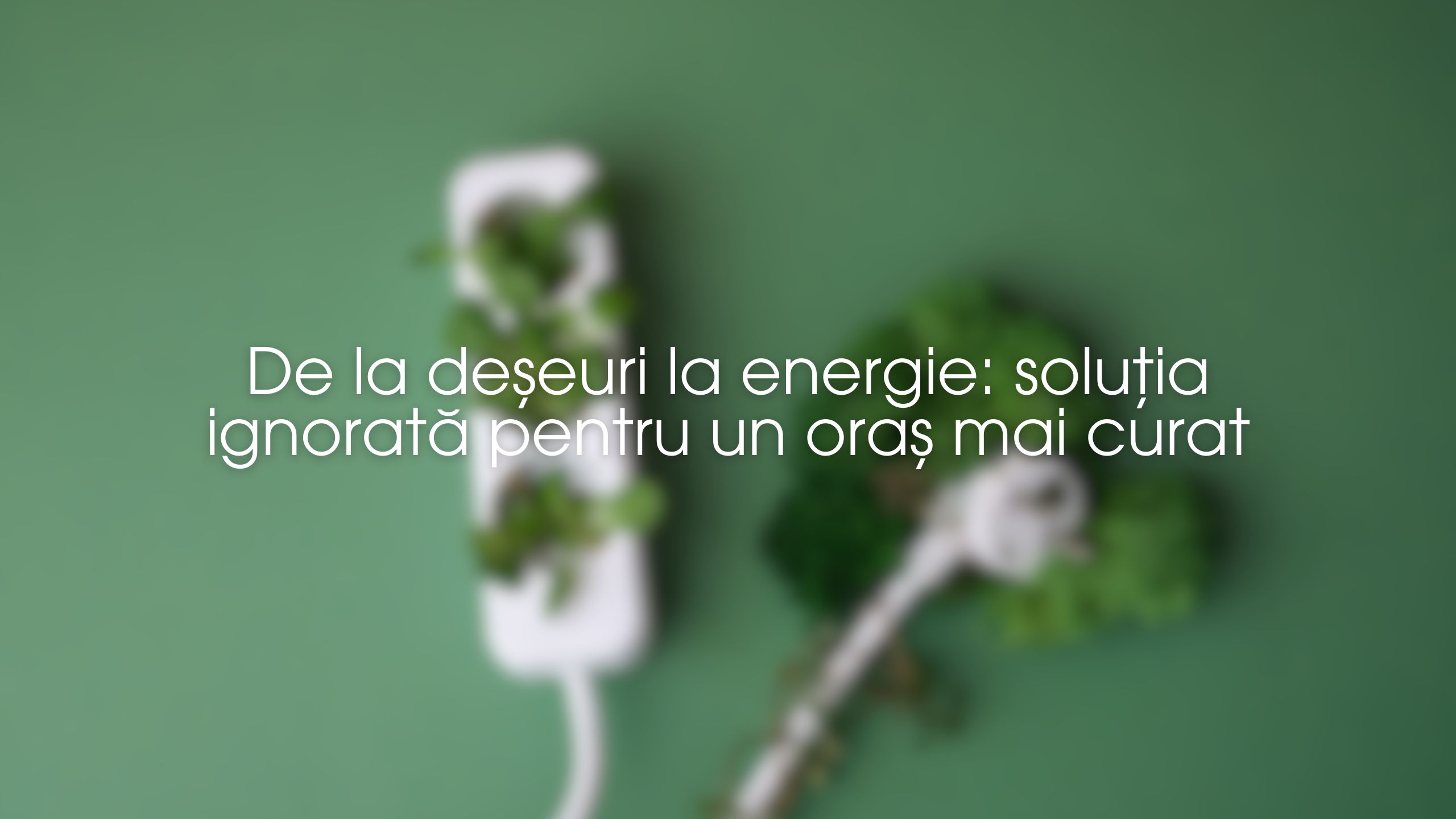 De la deșeuri la energie: soluția ignorată pentru un oraș mai curat